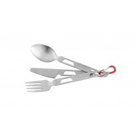 ROBENS Sierra Stainless Steel 3 Piece Field Cutlery set KFS Knife, Fork & Spoon